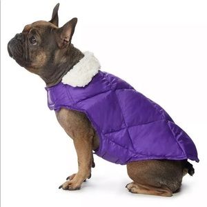 32 Degrees Dog Puffer Vest Color Prism Violet Size L